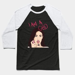 I Am A God - Jennifer's Body Baseball T-Shirt